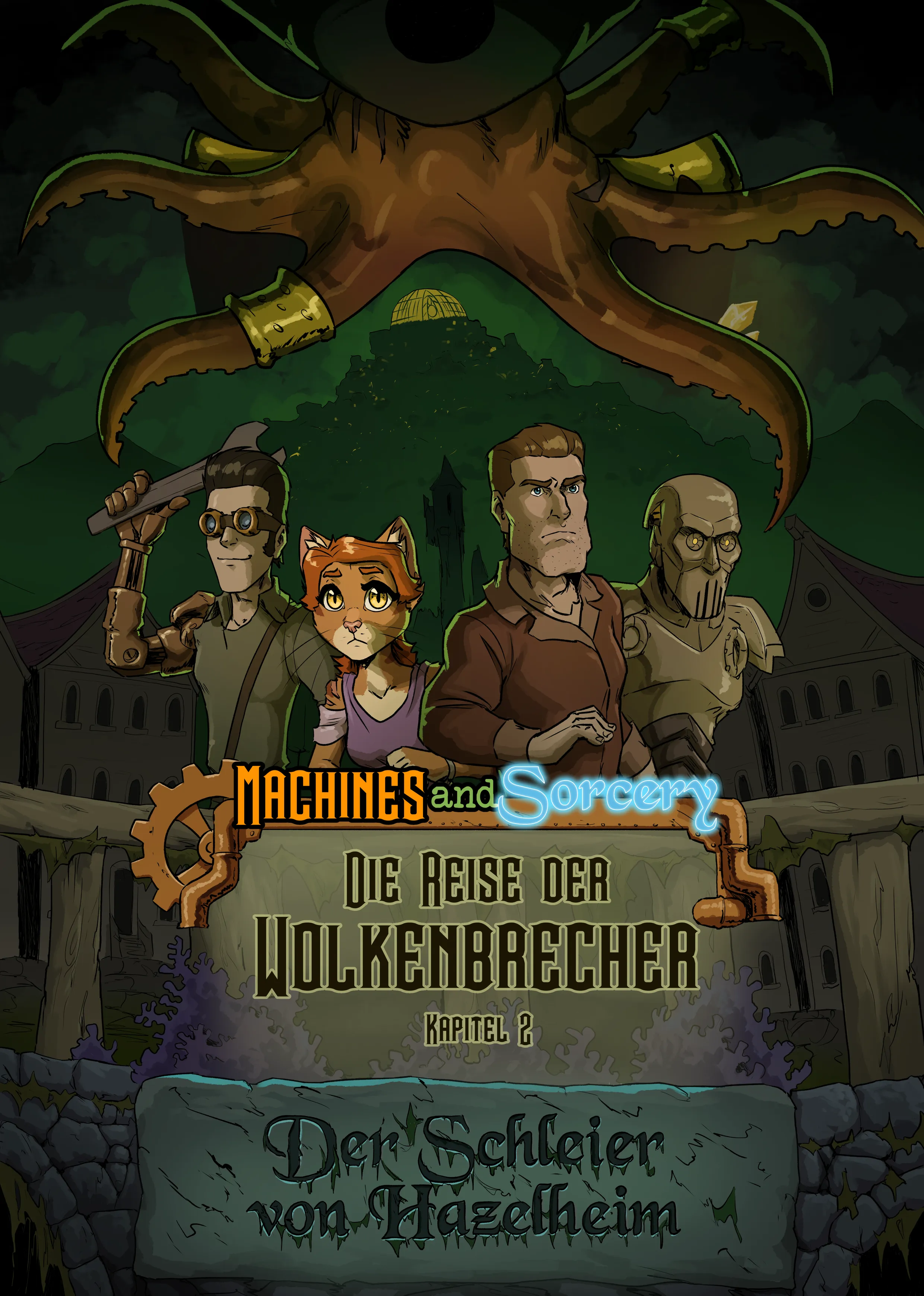 Das Titelbild von Der Schleier von Hazelheim.